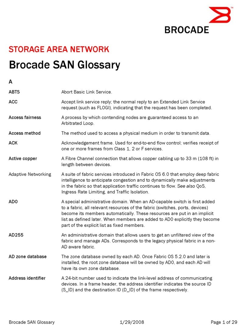 HP A7533A - Brocade 4Gb SAN Switch Base User manual