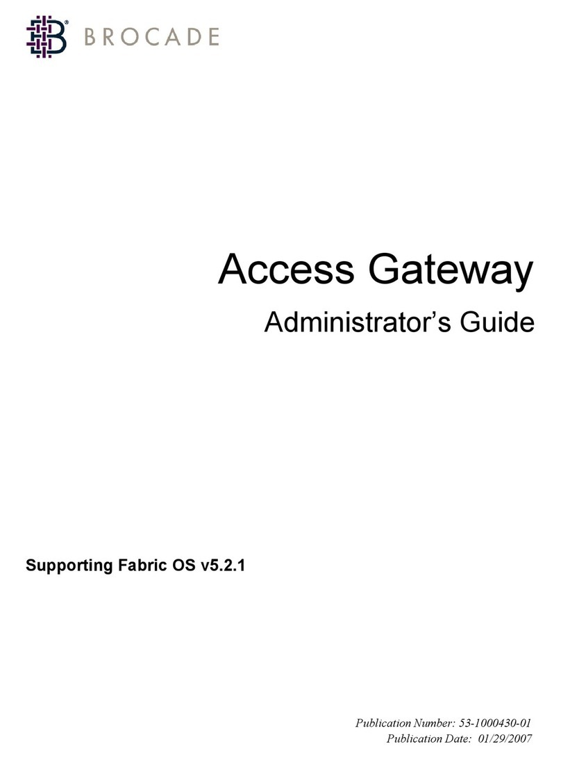 Brocade Communications Systems A7533A - Brocade 4Gb SAN Switch Base Service manual