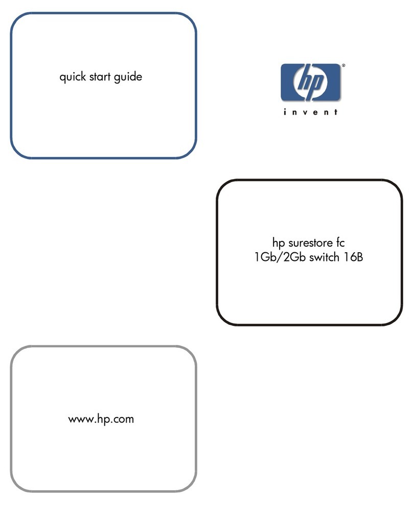 HP A7340A - Surestore FC 1Gb/2Gb Switch 16B quick start guide HP A7340A - Surestore FC 1Gb/2Gb Switch 16B quick start guide