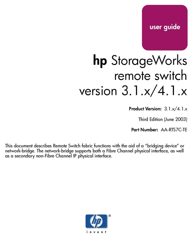 HP A7340A - Surestore FC 1Gb/2Gb Switch 16B user guide