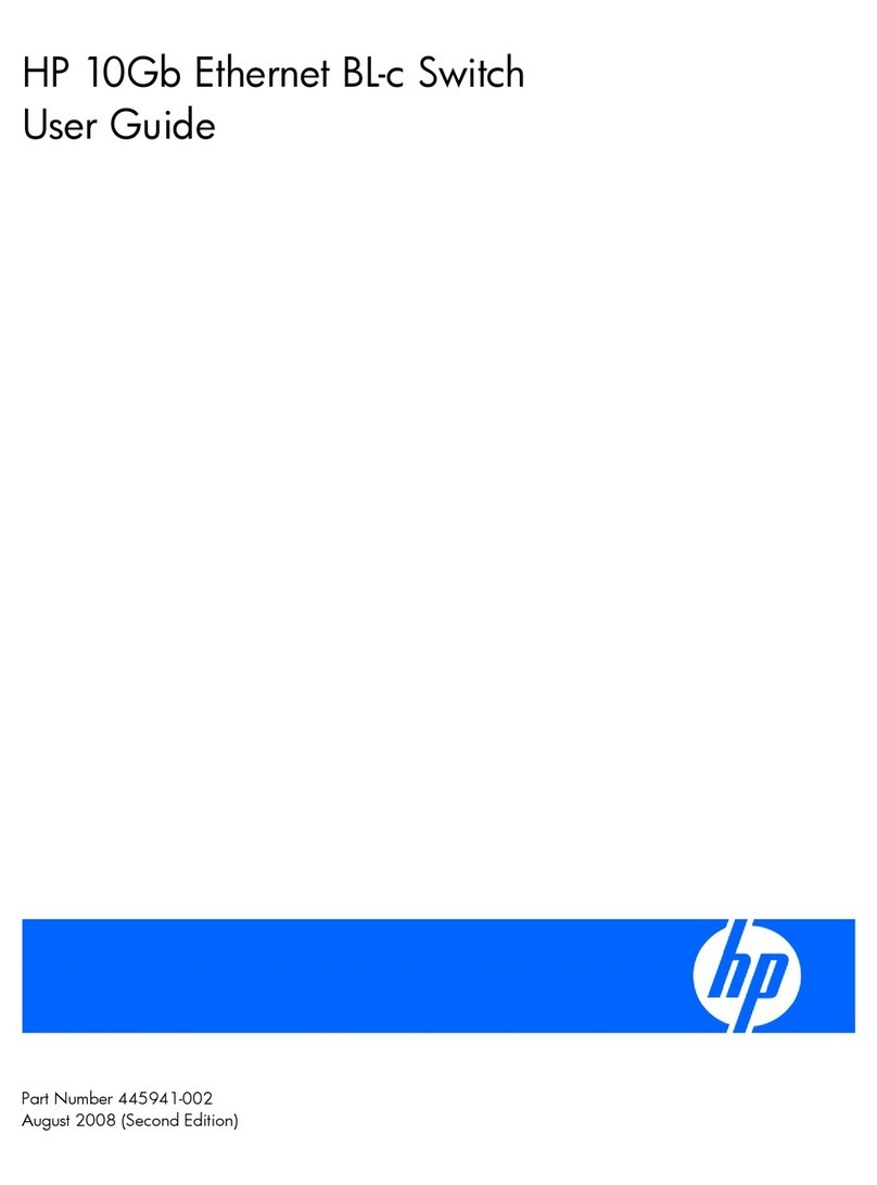 HP 445860-B21 - 10Gb Ethernet BL-c Switch User manual HP 445860-B21 - 10Gb Ethernet BL-c Switch User manual
