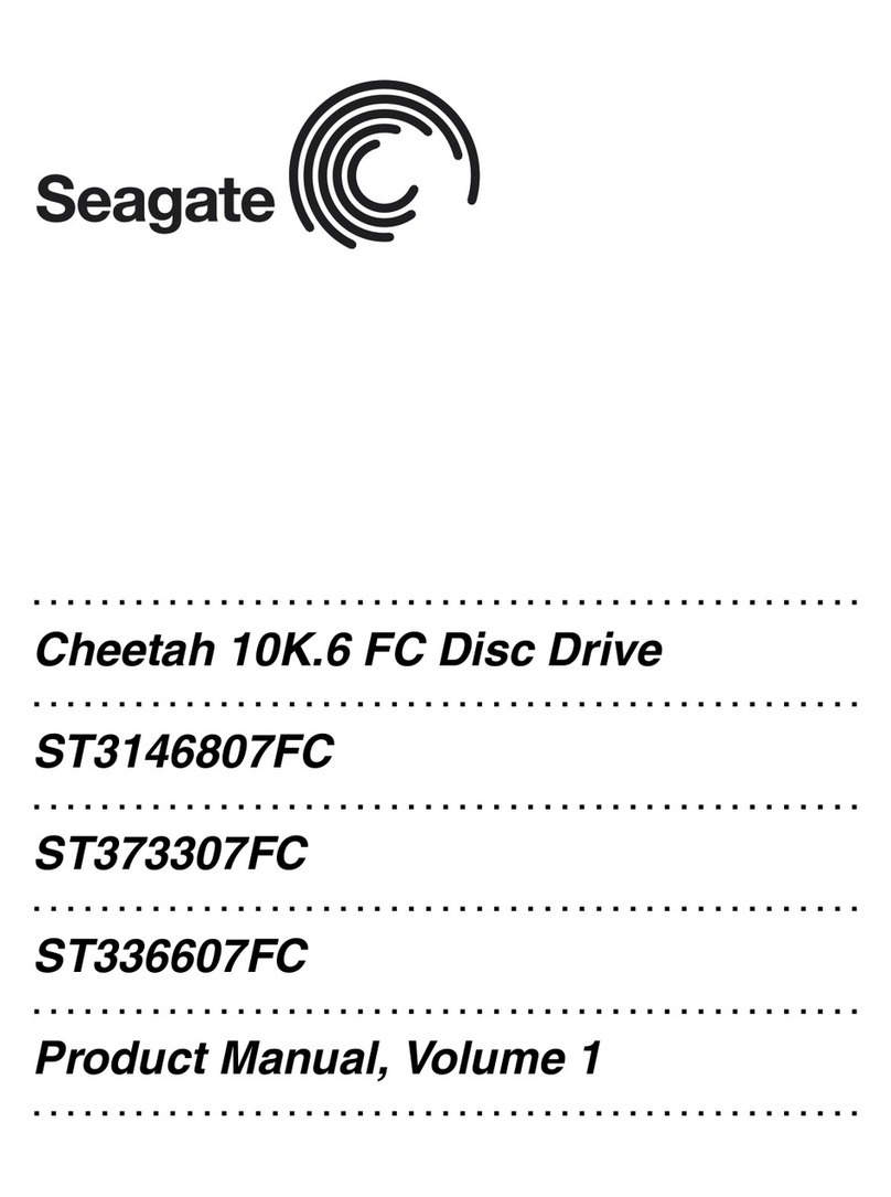 Seagate ST3146807FC - Cheetah 146.8 GB User manual