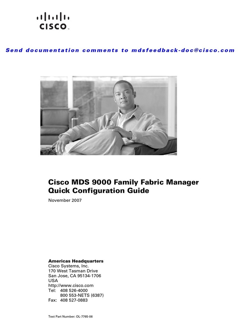 Cisco AJ732A -  MDS 9134 Fabric Switch User manual