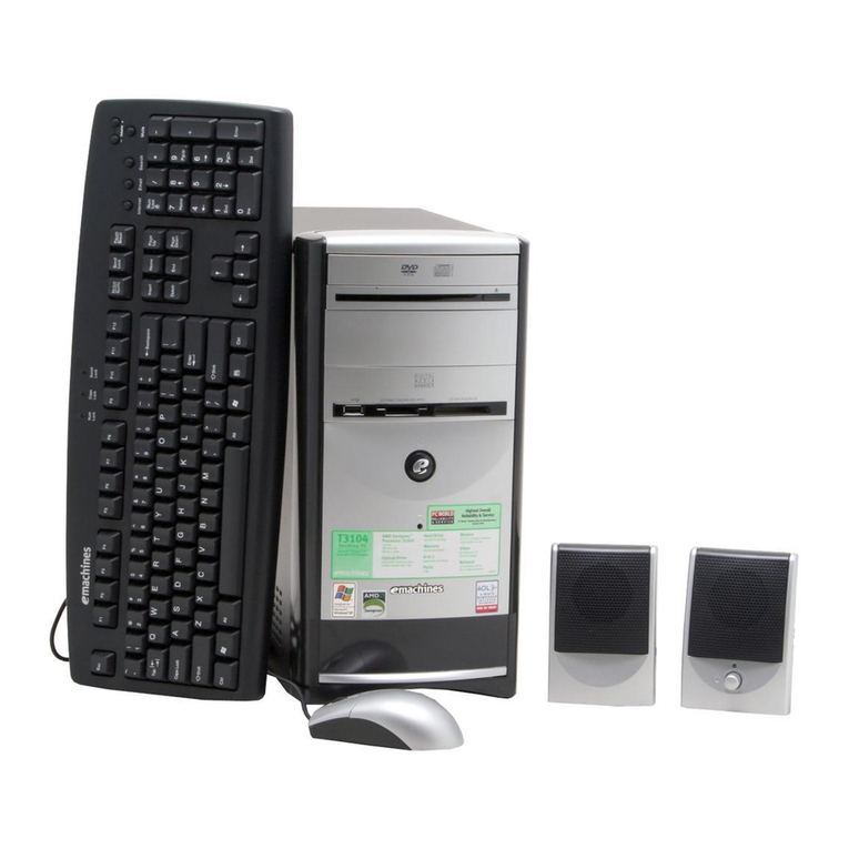 eMachines T3104 - 256 MB RAM user guide