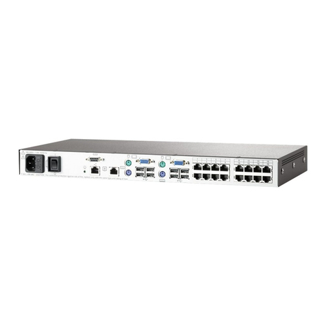HP AF600A - Server Console Switch User manual
