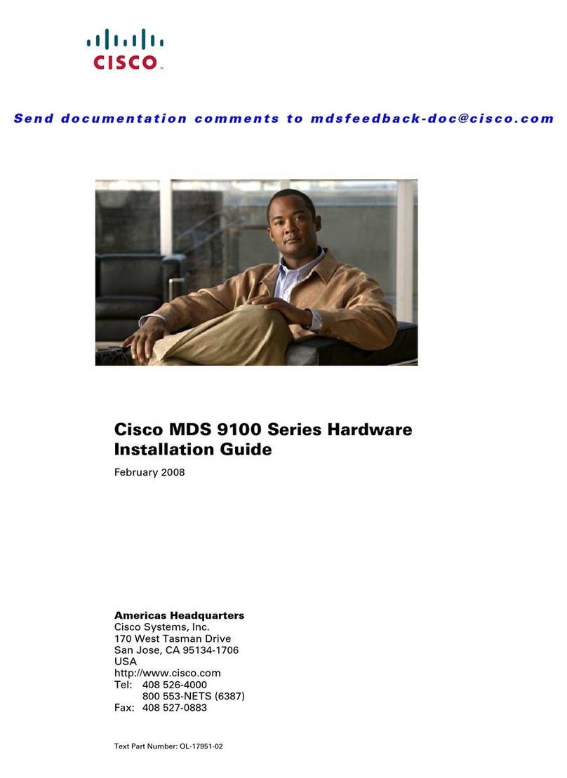 Cisco AJ732A - MDS 9134 Fabric Switch User manual Cisco AJ732A - MDS 9134 Fabric Switch User manual