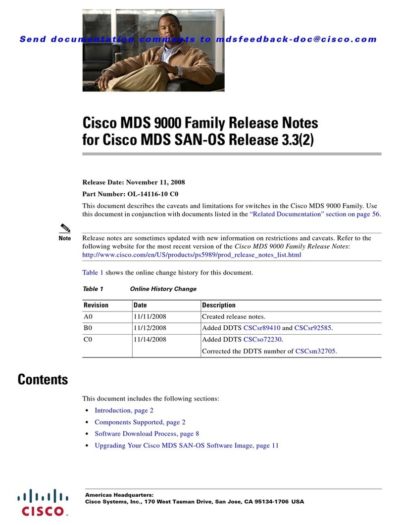 Cisco AJ732A -  MDS 9134 Fabric Switch Instruction Manual