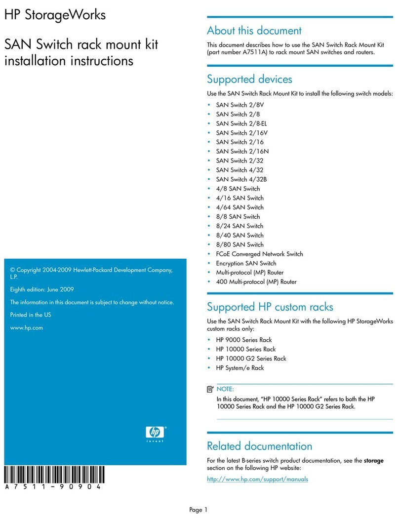 HP AA979A - StorageWorks SAN Switch 2/8V User manual