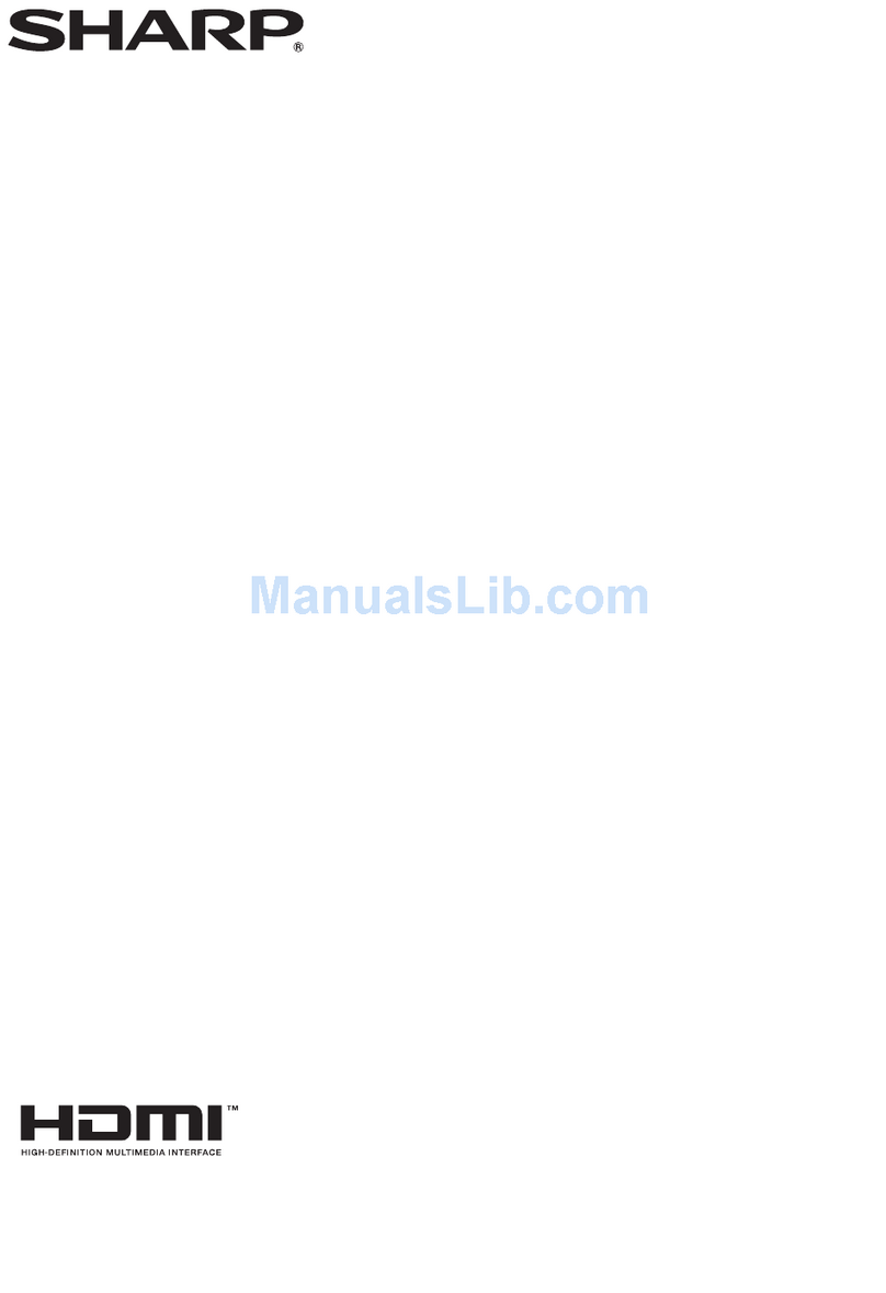Sharp PN-V600 Operation User manual Sharp PN-V600 Operation User manual