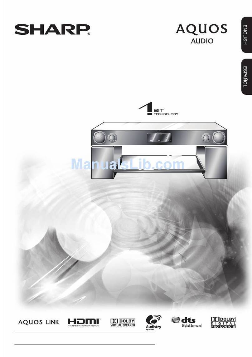 Sharp Aquos AN-ACS1U User manual Sharp Aquos AN-ACS1U User manual