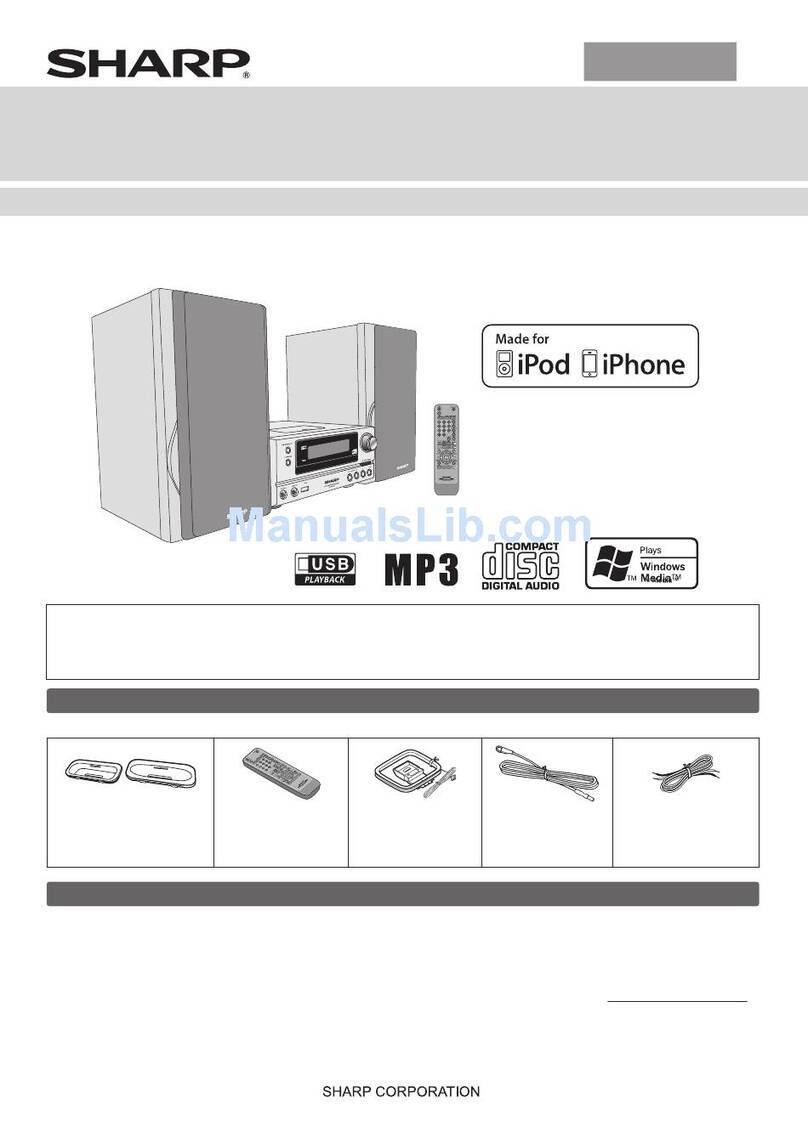 Sharp XL-HF200P Instruction Manual