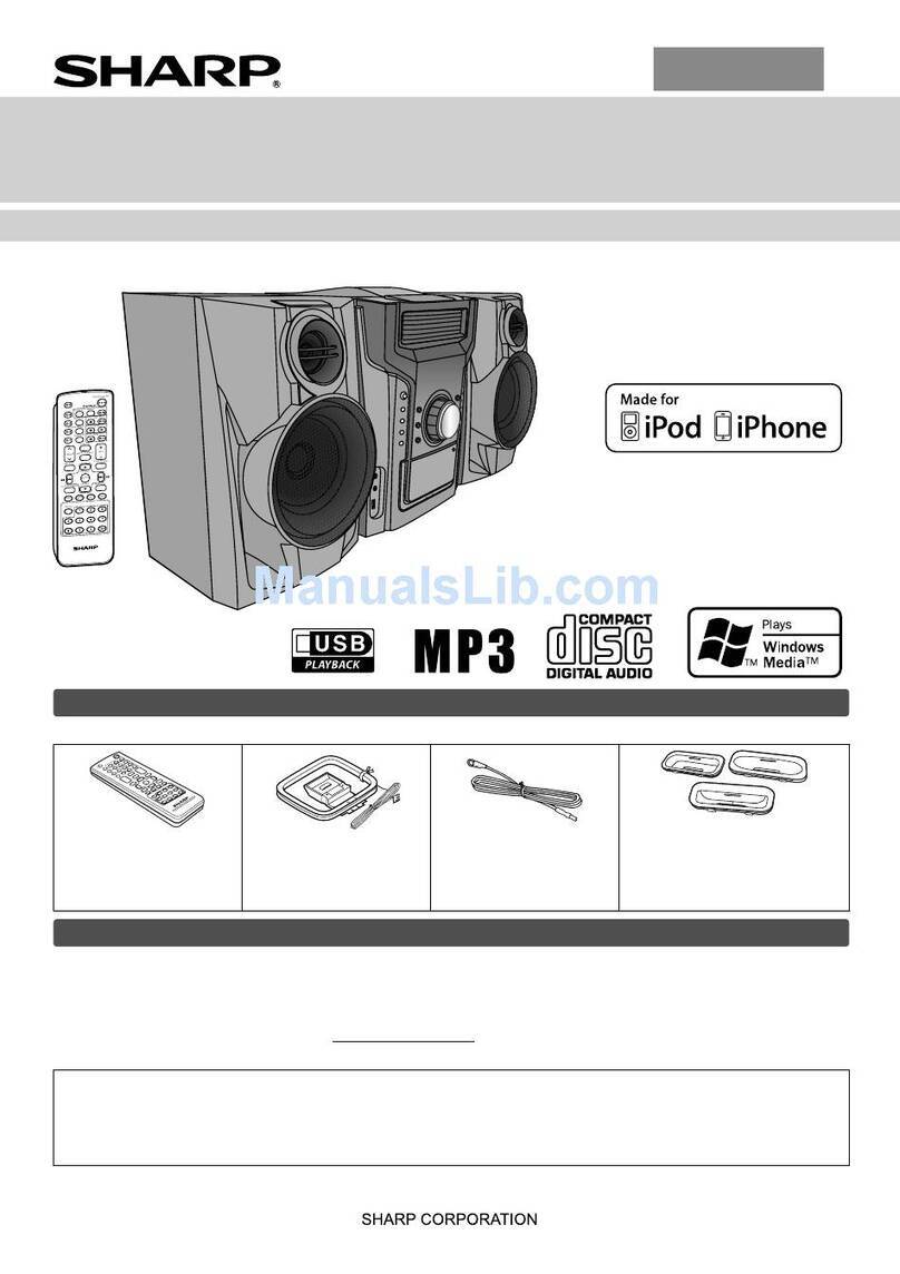 Sharp CD-DH950P User manual