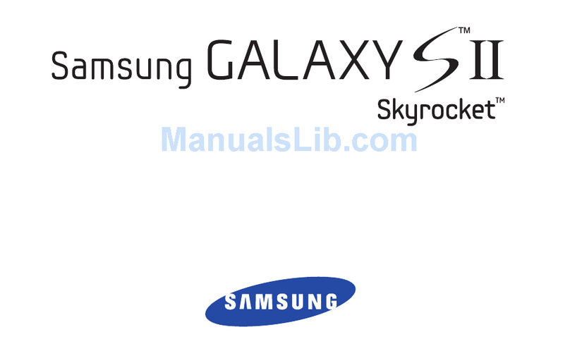 Samsung Galaxy S II Skyrocket SGH-i727 User manual Samsung Galaxy S II Skyrocket SGH-i727 User manual