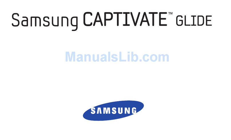 Samsung Captivate Glide SGH-I927 user manual