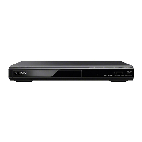 Sony DVP-SR760H reference guide