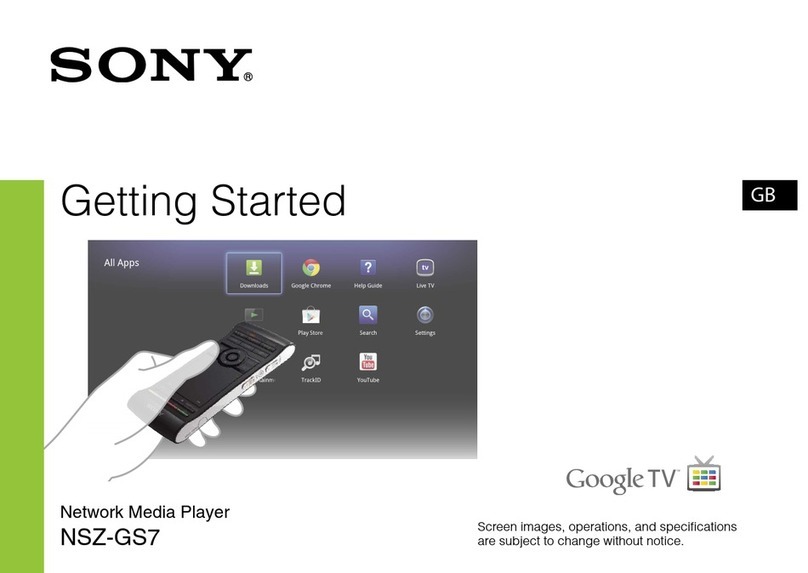 Sony NSZ-GS7 User manual