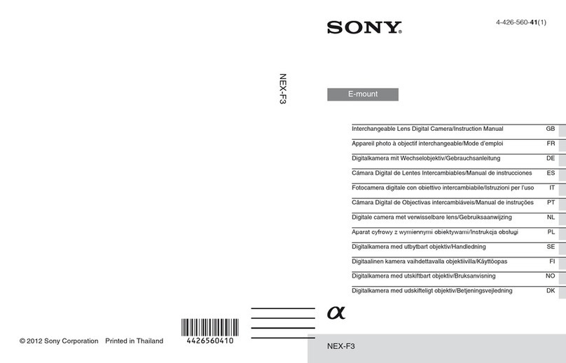 Sony NEX-F3 User manual