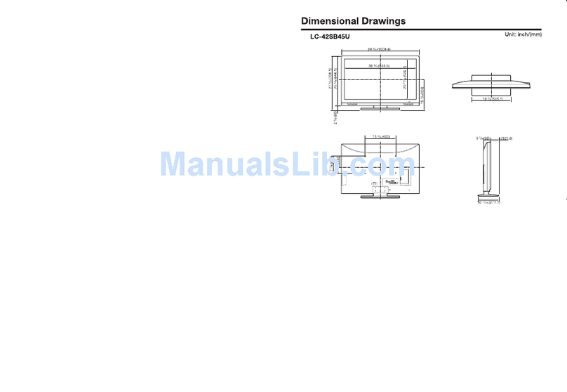 Sharp AQUOS LC-42SB45U User manual