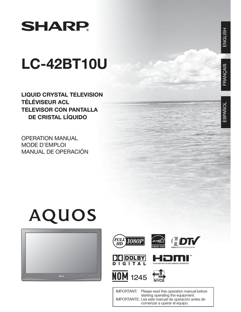 Sharp Aquos LC-42BT10U User manual