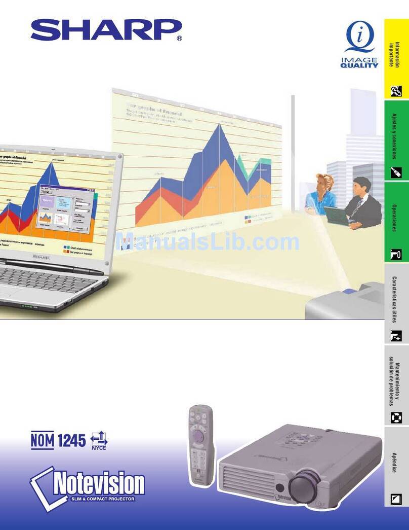 Sharp Notevision XG-NV7XU Instruction Manual