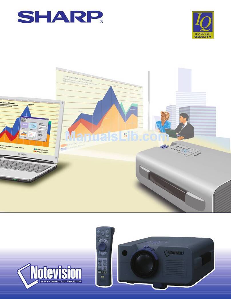 Sharp XG-NV5XU User manual