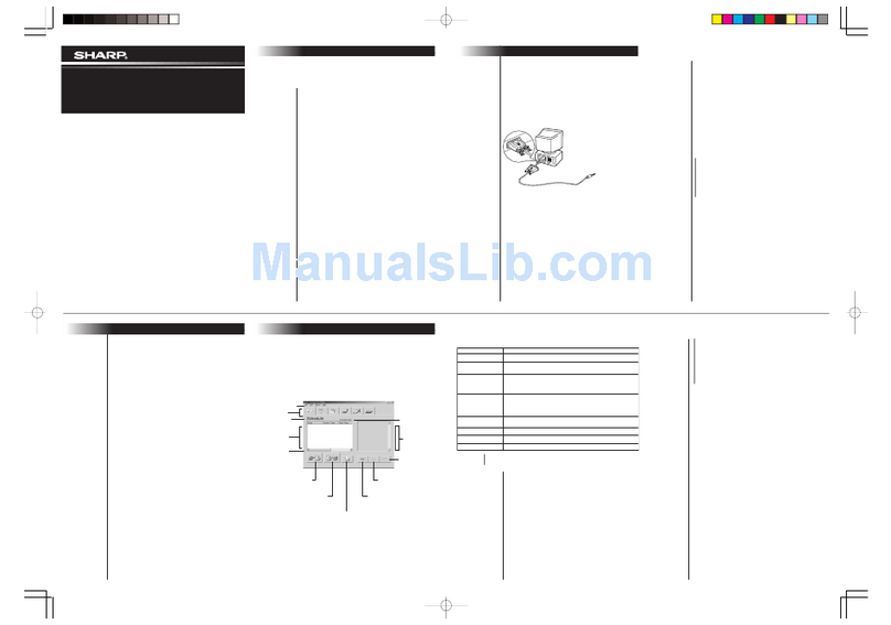 Sharp EL-6990 owner's manual