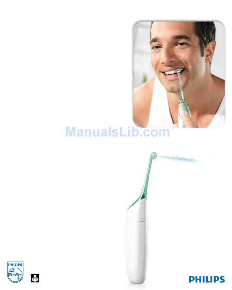 Philips Sonicare Airfloss HX8111/02 Instruction Manual