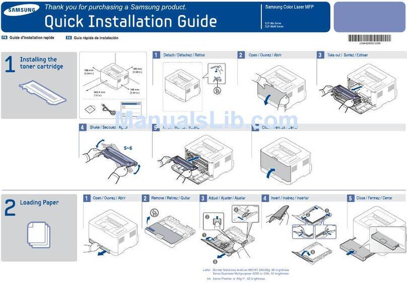 Samsung CLP-360 User manual