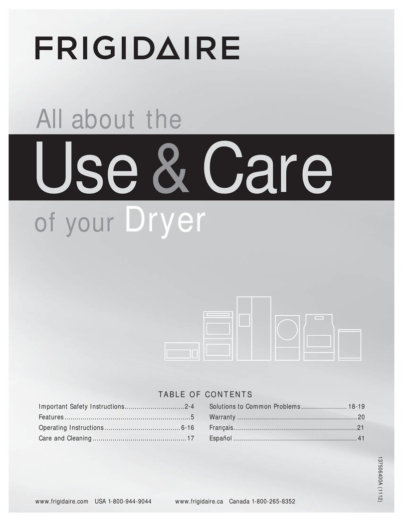Frigidaire FASG7073NA User manual