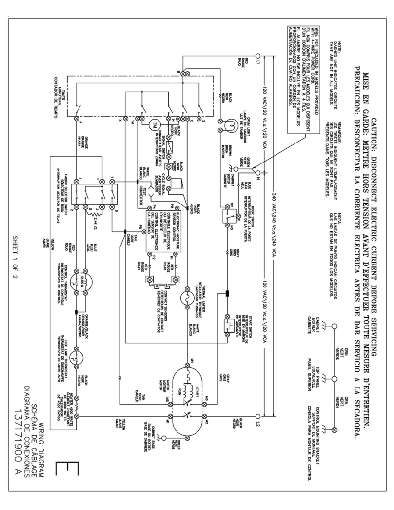 Frigidaire FRE5711KW Quick start guide