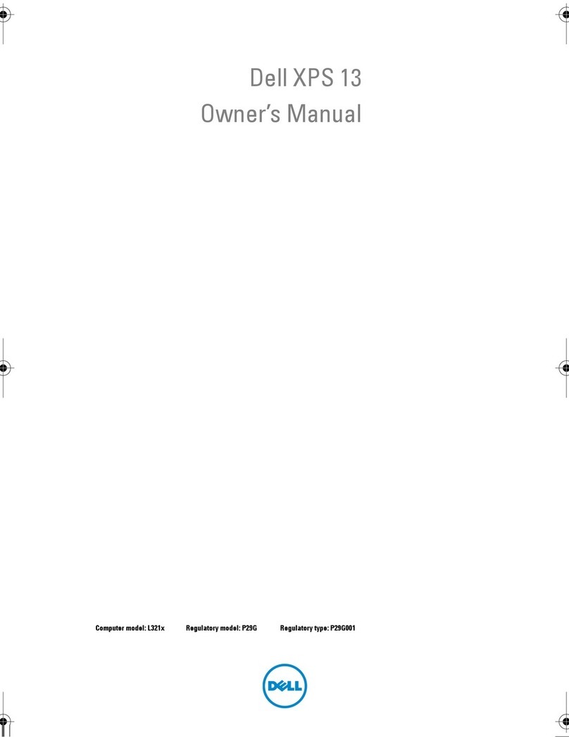 Dell Studio XPS 13 - Laptop - Obsidian User manual