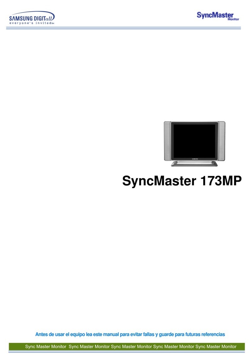 Samsung SyncMaster 173MP User manual Samsung SyncMaster 173MP User manual