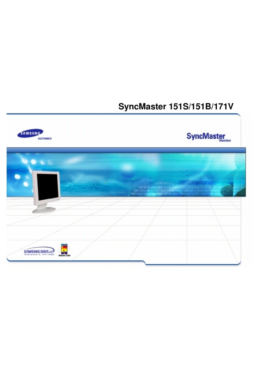 Samsung SyncMaster 171V User guide