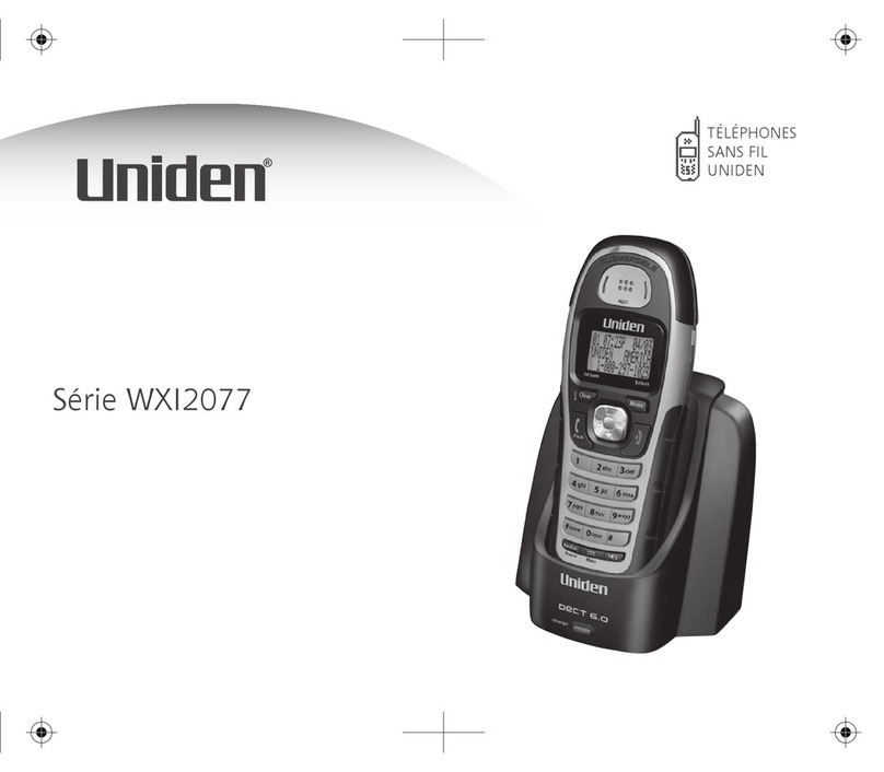 Uniden WXI2077 SERIES User manual