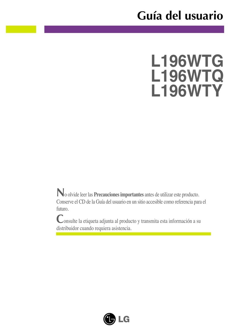 LG Flatron L196WTQ-BF Quick start guide