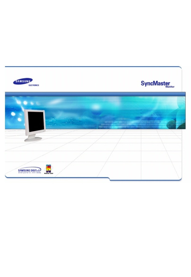 Samsung SyncMaster 181 T User manual