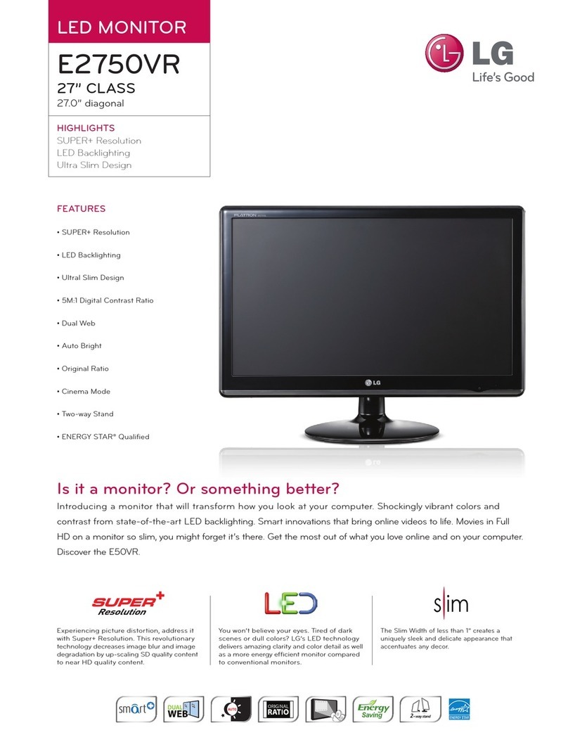 LG E2750VR User manual
