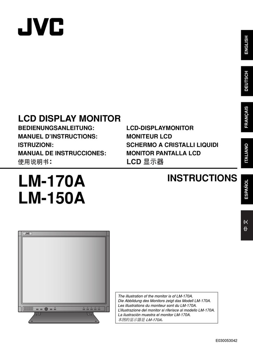 JVC LM-150U - 15" LCD Monitor User manual