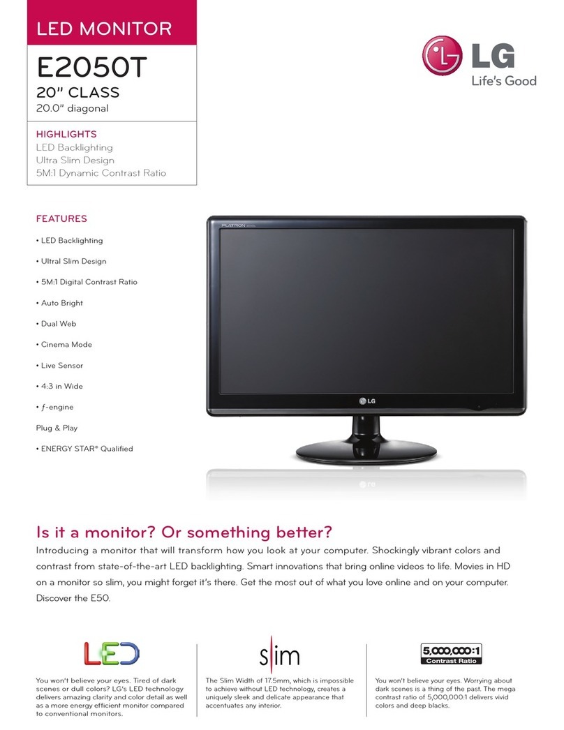 LG E2050T-SN User manual