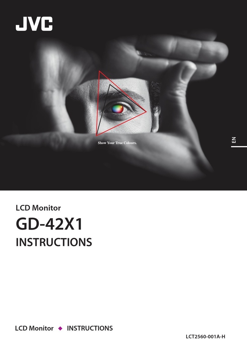 JVC GD-42X1U - Wide Gamut Hd Monitor User manual