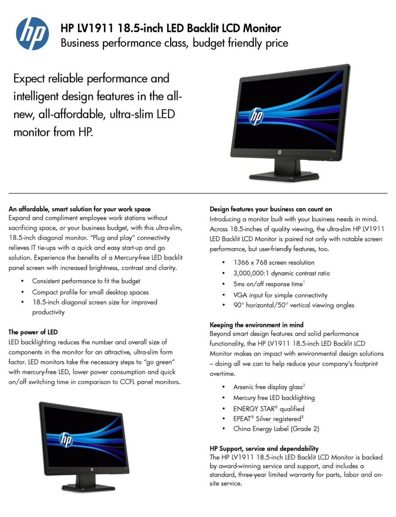 HP LV1911 User manual