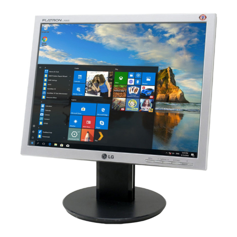 LG Flatron L1750SQ-SN User manual