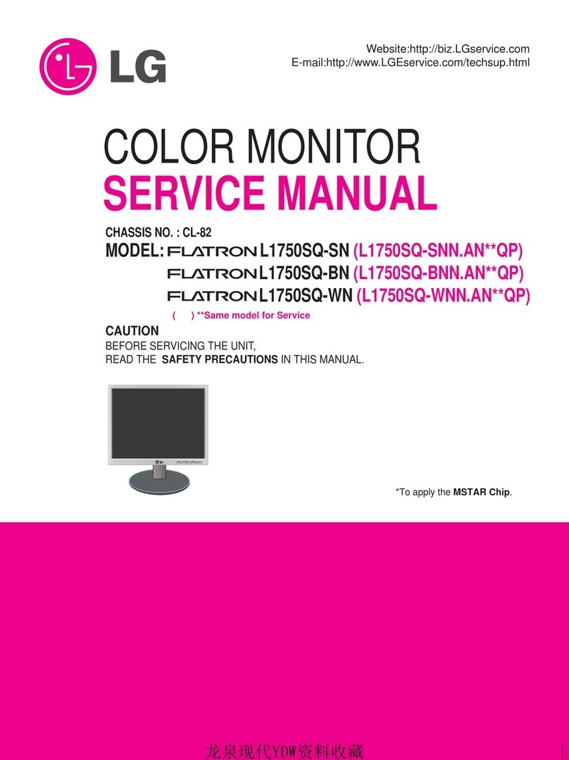 LG Flatron L1750SQ-SN User manual