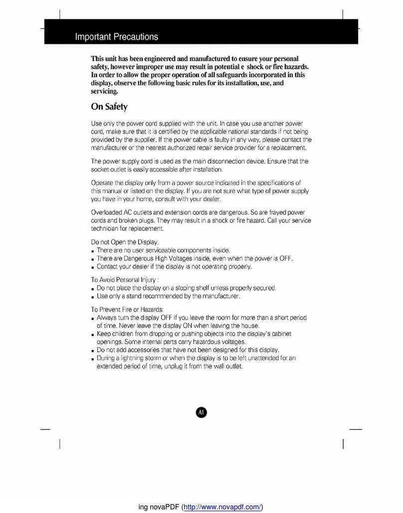 LG L1510SF User manual