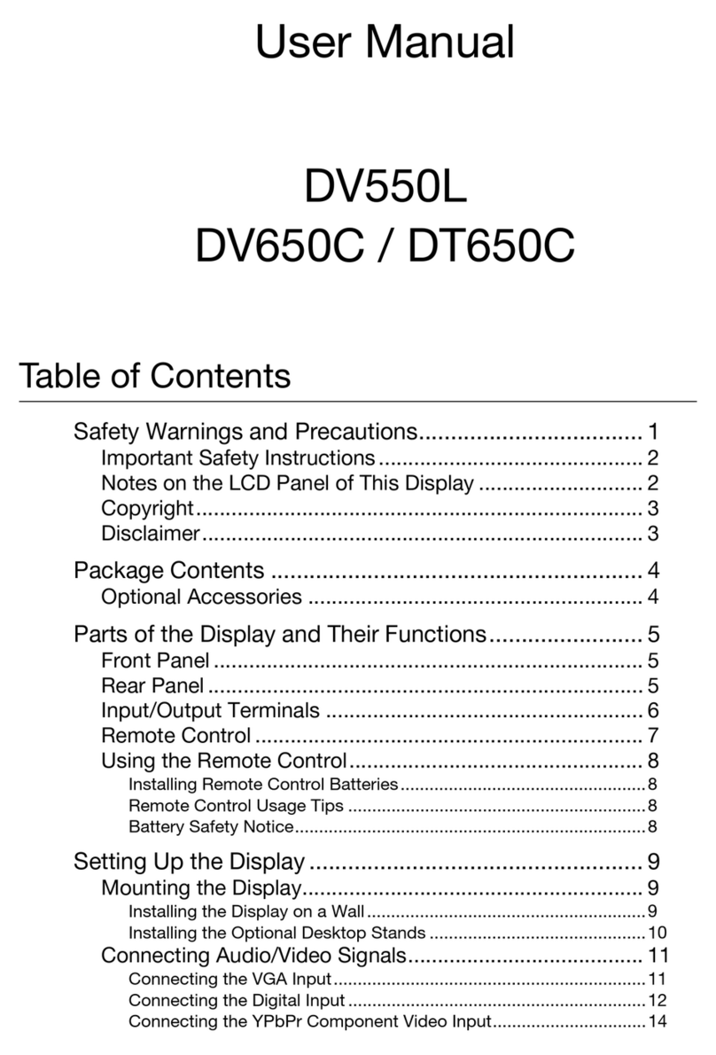 Acer DV650C User manual