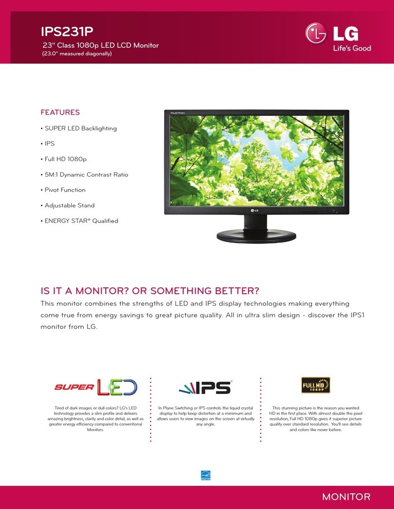 LG IPS231P-BN User manual