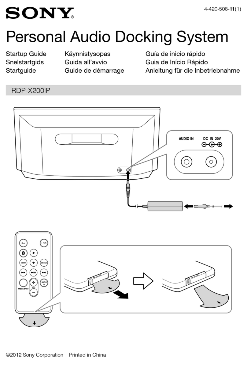 Sony RDP-X200IP Guide