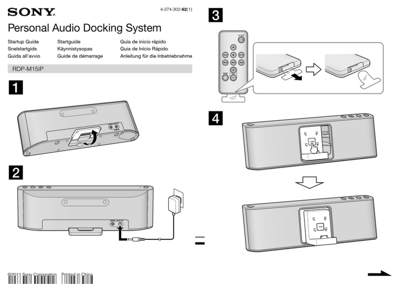 Sony RDP-M15IP User guide
