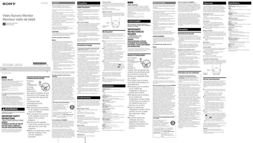 Sony NTM-V1 User manual
