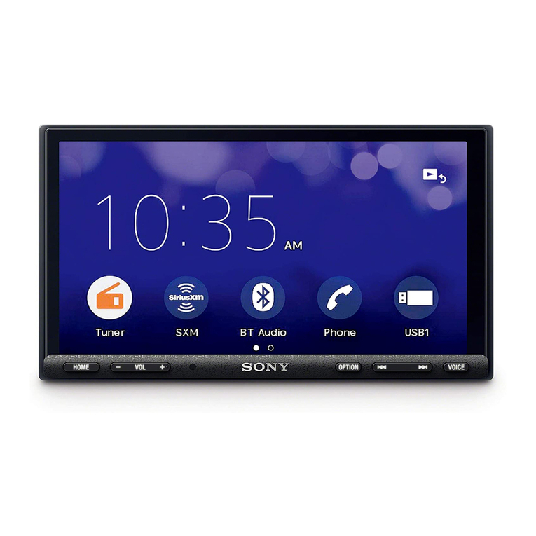 Sony XAV-701BT Product guide
